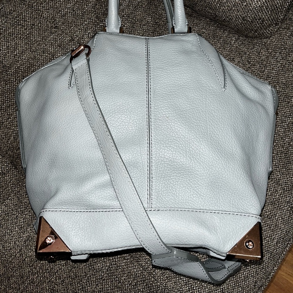 Alexander Wang Light Blue Marina Crossbody Satchel